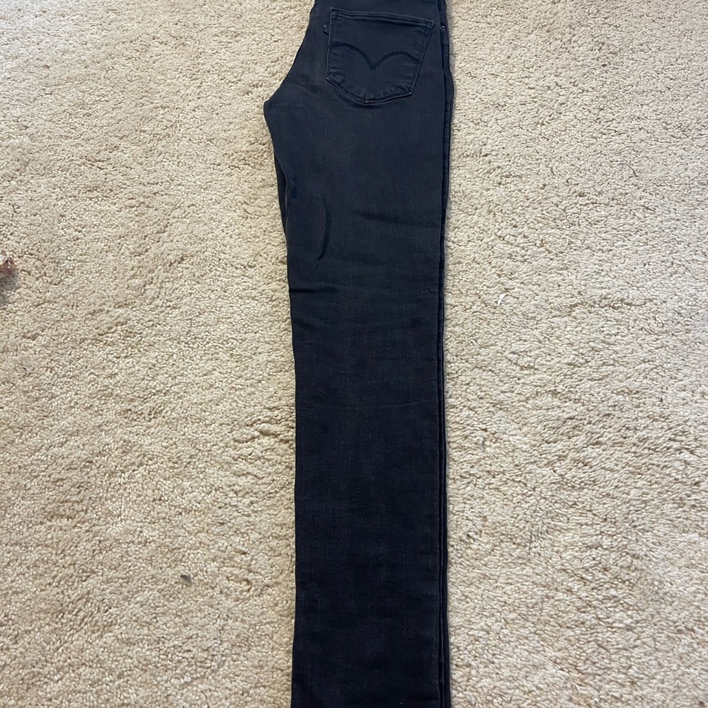 Levi Strauss & Co Black High Rise Skinny Size 27